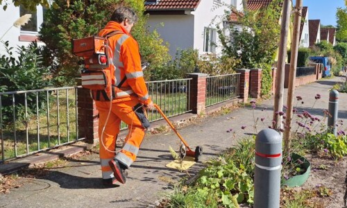 Erdgasrohrnetz wird überprüft