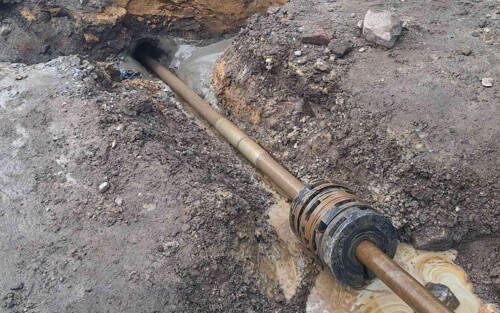 Bauvorhaben Südbrücke: neue Leitungen unter der Aller verlegt