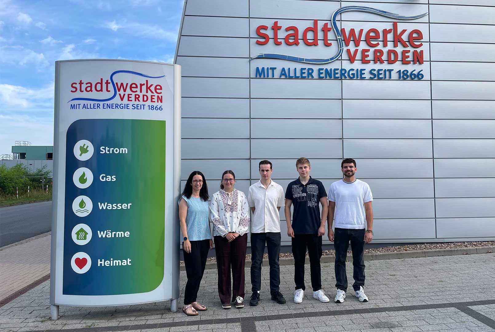 Start ins Berufsleben bei den Stadtwerken Verden und  dem Verwell Erlebnisbad 