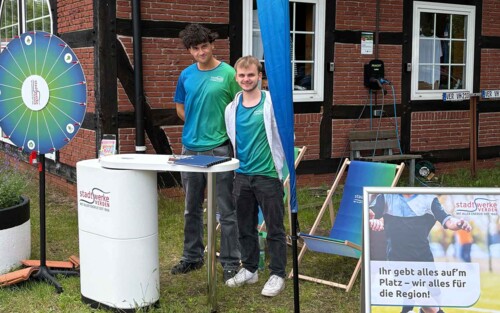 Stadtwerke Verden unterstützen den H&P-Benefizpokal