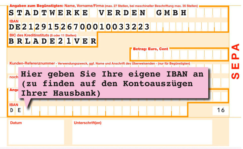 sepa-ueberweisung